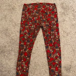 Lularoe TC gingerbread leggings